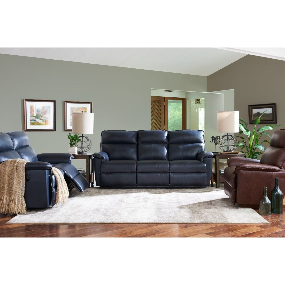 LaZBoy Jay Casual Reclining Sofa Conlin's Furniture Reclining Sofas